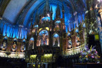 Interieur van de kathedraal van Montréal